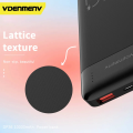 VDENMENV DP36 Power Bank 10000mAh Backup Charger 2 Usb Ports Output Micro Type C Input Compact and Convenient Fast Charging Backup Battery Power Bank.