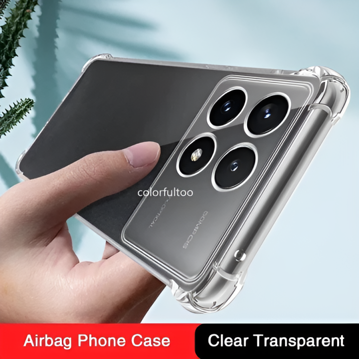 Xiaomi%20Redmi%20K70e%205G%20%20Flexible%20Clear%20Transparent%20Soft%20TPU%20Back%20Case%20Cover%20With%20Bumper%20-%20Image%206