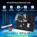 FENVI Wi-Fi 6E AX210 Card Tri Band 2.4G/5Ghz/6Ghz For Bluetooth 5.3 802.11AX M.2 Wireless WiFi Card Desktop Kit For Win 10/11. 