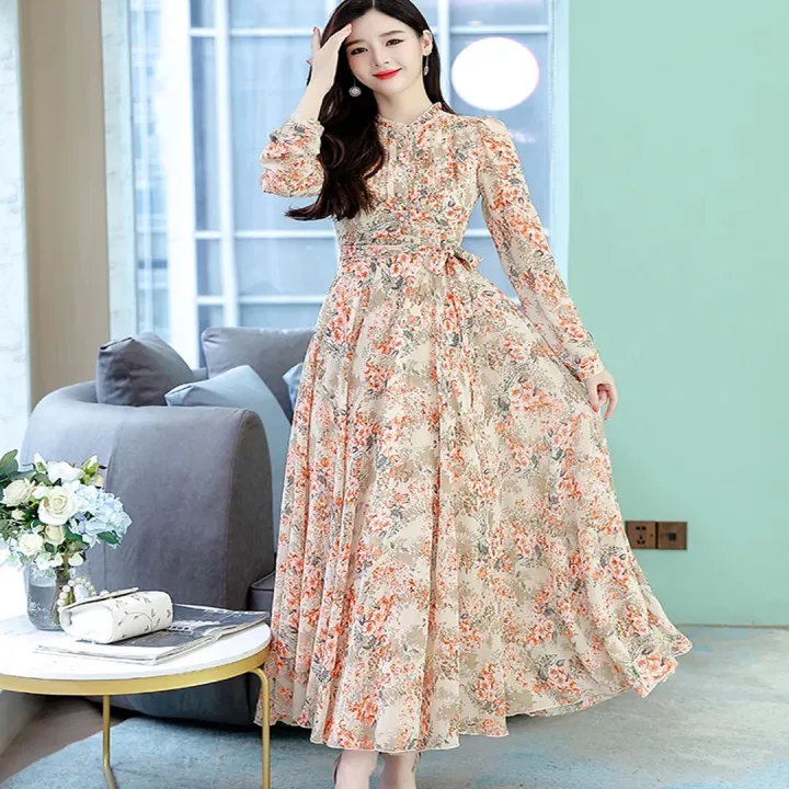 Stylish%20Party%20Long%20Gown%20Mike%20Floral%20Long%20Sleeve%20New%20Digital%20Print%20Maxi%20Dress%20One%20Piece%20Long%20Kurti%20-%20Image%203