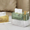 Luxury Tissue Box Wall-Mounted Acrylic Transparent Tissue Box Table Napkin Holder Bathroom Paper Box Tissue Paper Dispenser Bayline. 