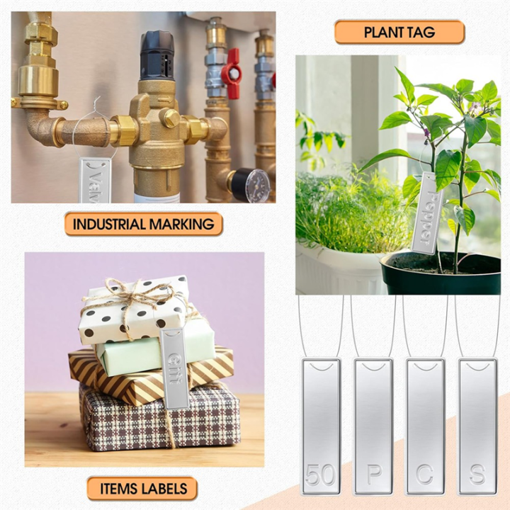 36%20Pcs%20Steel%20Metal%20Stamping%20Set%201/8%20Inch(3mm)%20with%2050%20Pcs%20Aluminum%20Plant%20Label,%20Steel%20Number%20and%20Letter%20Stamp%20Tool%20Kit%20-%20Image%206