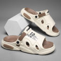 Men Slippers Outdoor Sandals Beach Comfortable Soft Indoor Slides Design Men Casual Shoes Flip-flops Home Slippers Size 34-47. 