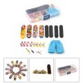 Children Finger Skateboard DIY Kits Finger Skate Boarding Toy Finger Activity. 