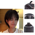 Wig Pads Invisible Thicken Hair Human Hair Smooth Fluffy Hair Extension Clip for Women.