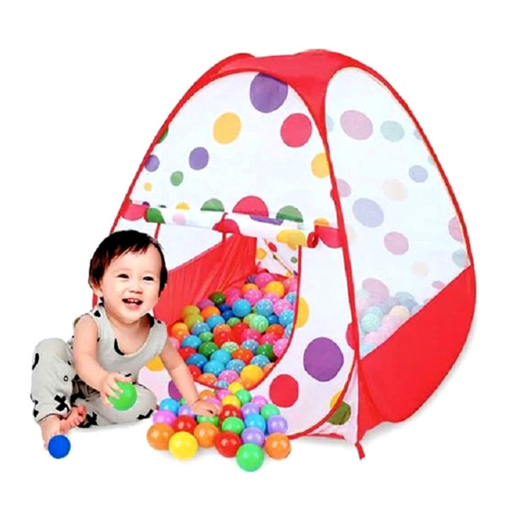 Tent%20House%20for%20Baby%20with%2050%20pieces%20Colorful%20Ball%20-%20Image%204