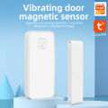 tuya Zigbee Smart Shock Door Sensor Door Magnetic Sensor Smart Shock Sensor + Smart Door Sensor Two in one Texture of material:PVC. 