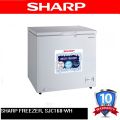 Sharp 160L Deep Freezer, SJC168-WH. ( White ).. 