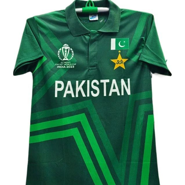 Pakistan World Cup Jersey 2023 - Pakistan Cricket Jersey - Cricket Jersey