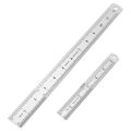 2020 Hot Deals Stainless Steel Ruler 12 Inch + 6 Inch Metal Rulers. 