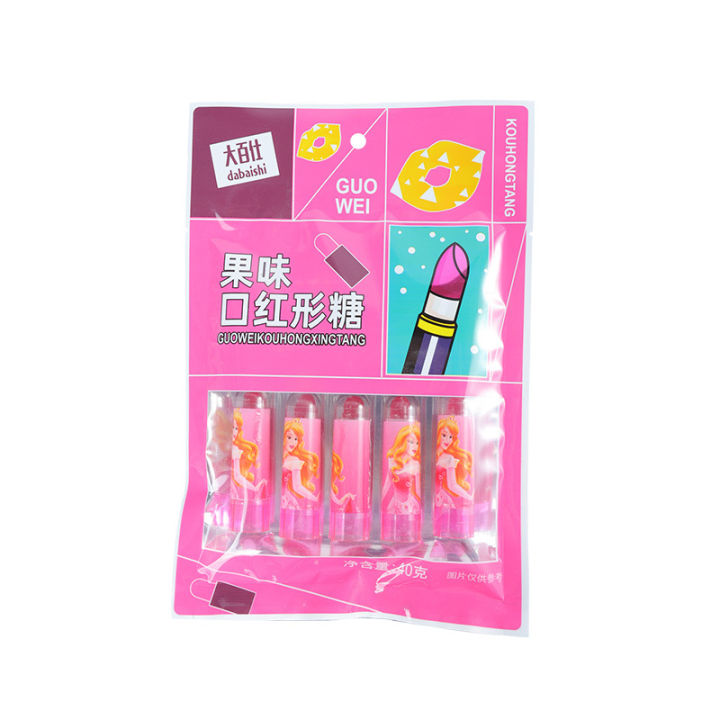 Creative%20Candy%20Lipstick%20Fruit%20Princess%20Lipstick%20Shape%20Lollipop%20Children's%20Toy%20Candy%20in%20Stock%20-%20Image%206