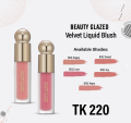BEAUTY GLAZED Waterproof Velvet Liquid Blush Lightweight Cream Blush Moisturising Easy to apply Liquid Blush Multi-purpose Eyes lips Face Beauty Blush.