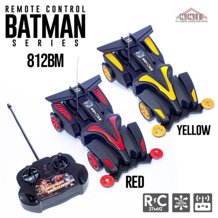 R/C 27 MHZ Batman Car With Remote Control - Black and Red 811BM