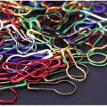 Hijab Pin For Women 100-pcs Multicolor Small Size Metal Coilless Hijab Safety Pins. 