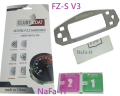 For Yamaha FZ-S V3 Motorcycle Dash Board Protector and Screen Protector combo set- Silver.