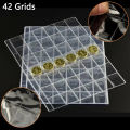 42 Pockets Plastic Coins Holders Storage Collection Money Album Case.