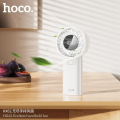 Hoco HX62 Handheld Fan 0 to 100 Level Cool Wind Speed Control with Digital Display Dual Air Outlet Easy to Carry Compact Size 6000mAh Large Battery Up to 17 hours Backup Removable Back Cover for Easy Cleaning Portable Fan.