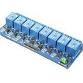 12V 8 Channel Relay Module DC 12V Relay Module 12V Relay Control Module 8 Channel For Arduino Eight Channel 12V Relay Module Switches Circuit With Optocoupler Protection.