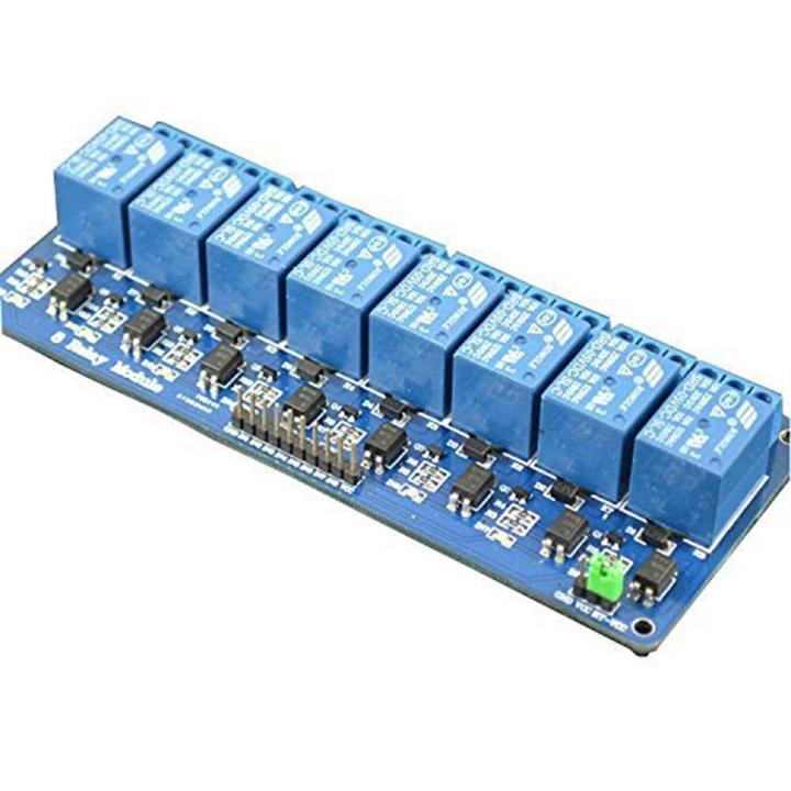 8 Channel 5V Relay Module DC 5V Eight Channels Isolated Relay Control Module With Screw Terminal For Arduino DC5V With Optocoupler Protection Electronics