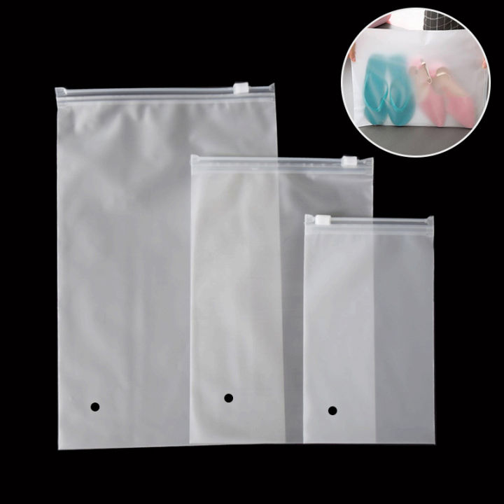 Clothes Clip Lock Bags Frosted Zip Seal Ziplock Plastic Bags Matte