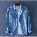 Denim Long Sleeve Shirt For Men - Denim Shirt For Men.