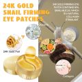 EELHOE 24k Gold Snail Essence Eye Patches 50 Pcs 150gm Eye Mask Improves Eye Wrinkles Firms and Lifts Skin & Moisturizes Eye Area. 