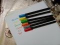 Deli EQ900-06 Fineliner Pen Set 6 Colors for Drawing, Sketching & Writing.