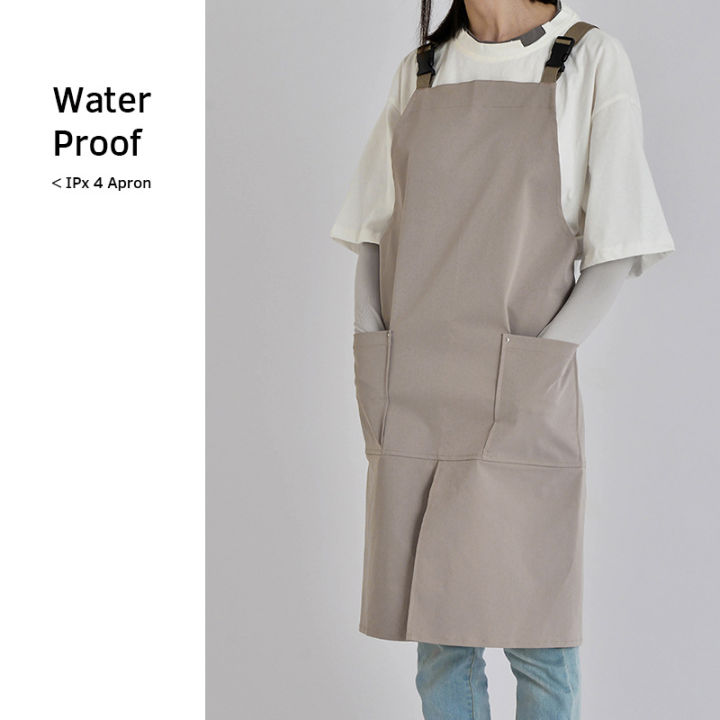 Bib%20Apron%20Chef%20Unisex%20Adjustable%20Waterdrop%20Resistant%20with%202%20Pockets%20Cooking%20Kitchen%20Aprons%20BBQ%20Coffee%20Shop,%20Restaurant%20Uniform%20-%20Image%204
