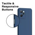 Realme C35 Premium Silicone Matte Soft Phone Case - Black - Phone Back Cover (Back Case Cover For Smartphone).