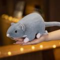 32/50/100cm Funny Simulation Mouse Plush Toy Super Soft Stuffed Animals Mice Plushies Pillow Cushion Cartoon Peluche Spoof Toys. 
