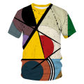 Summer Oversized T-Shirt New Multiple Colour 3D Graphics Print Tops Men Women Graffiti abstract art pattern Fashion Streetwear. 