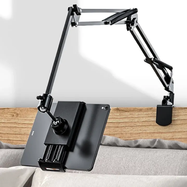 Long%20Arm%20Phone%20Stand%20Tablet%20Holder%20Metal%20360%20Degree%20Multi-angle%20Adjust%20For%203.5-10.6%20inch%20Desktop%20Bedside%20Live%20Overhead%20Shot%20-%20Image%203