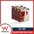 Sensation Dotted Classic Condom | 3 Pack Combo | Total 9 pieces Condom. 