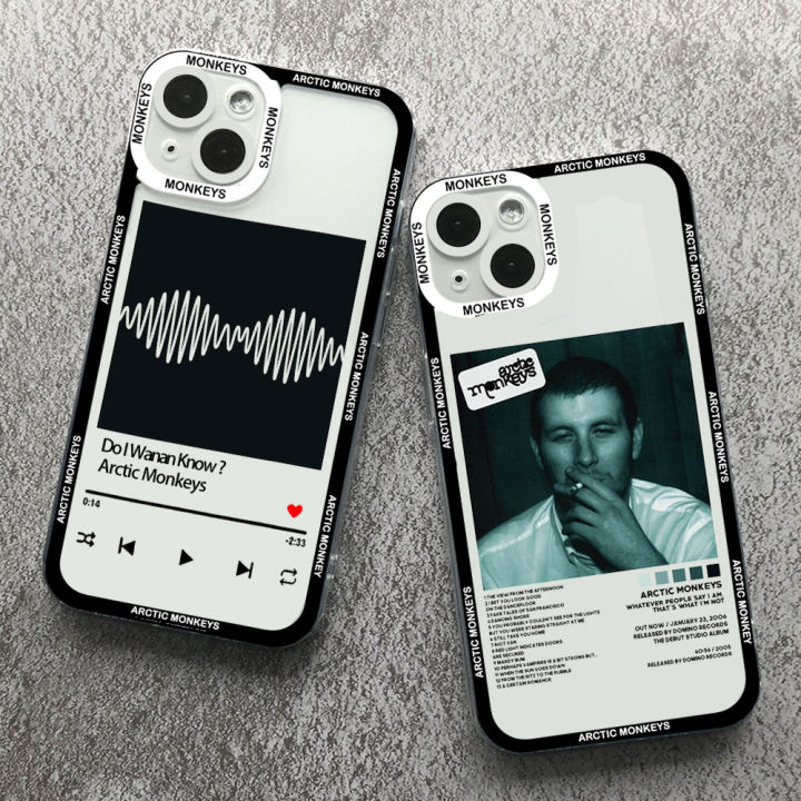 Fashion Arctic Monkeys Phone Case for IPhone 14 12 Mini 13 15 Pro MAX XS XR 7 X 8 Plus SE2 Clear Soft Fundas for Iphone 11 Cover