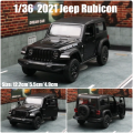 1:36 Jeep Wrangler Rubicon Die-Cast Vehicles Alloy Model Car Toys For Gift Collection. 