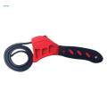 Rubber Strap Wrench Industrial Accessories Adjustable Wrench for Plumbing Truck. 