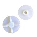 5 CM Pully for Blender Machine GAPE SYSTEM -Small 4 Teeth White Plastic Mixer Grinder Motor Coupler. 