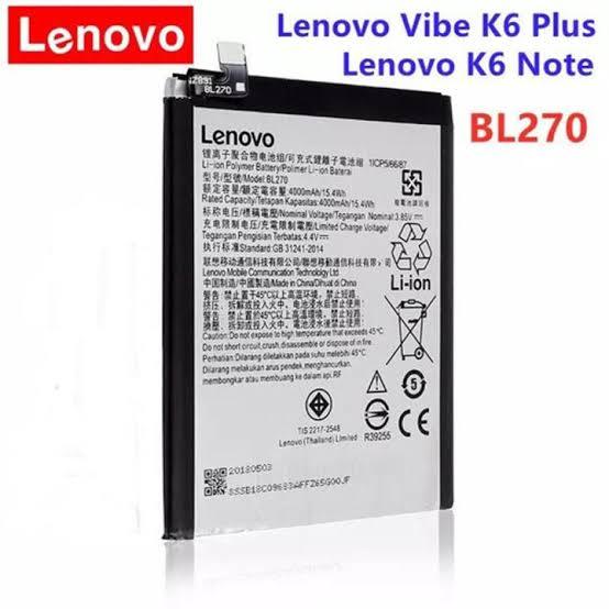Mobile Battery for Lenovo K6 Note/K8 Note/BL-270