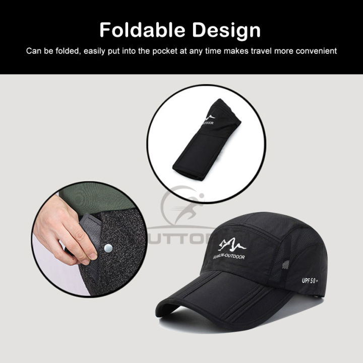 Outtobe%20Outdoor%20Caps%20Foldable%20Baseball%20Cap%20Quick-drying%20Comfortable%20Hat%20Breathable%20Cap%20Unisex%20Sun%20Protection%20Cap%20with%20Adjustable%20Buckle%20for%20Climbing%20Riding%20Hiking%20-%20Image%202