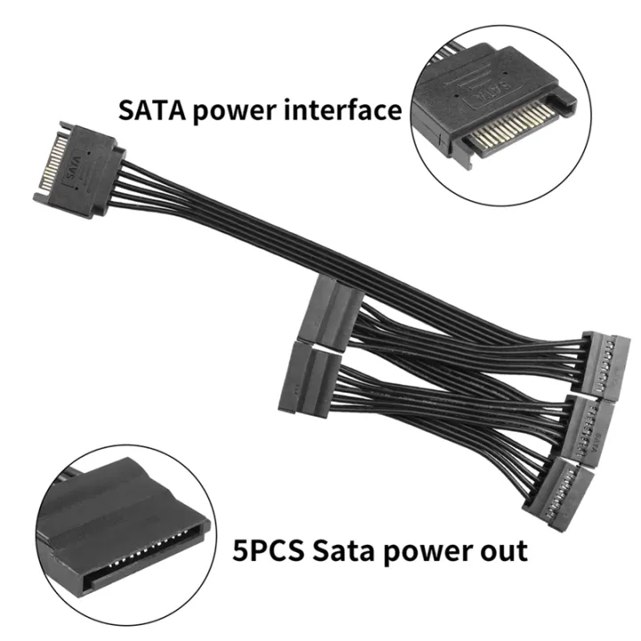 15Pin%20Sata%20Power%20Splitter%201%20To5%20Hard%20Drive%20HDD%20SSD%20Power%20Supply%20Cable%20-%20Image%205