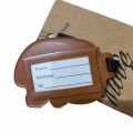 Gift Cartoon Capybara Travel Luggage Tag Name Address Tel Hanging Sign Board Suitcase Label Creative Design Soft Silicone Baggage Tags Unisex. 