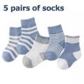 CUTE COTTON BABY SOCKS- 5Pair. 