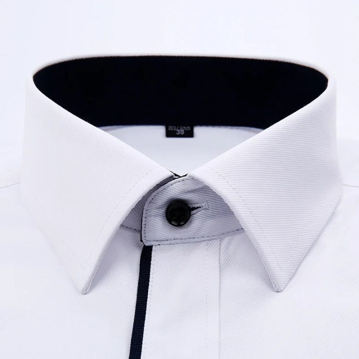 Men's%20Semi-formal%20Color%20Matching%20Long%20Sleeve%20Dress%20Shirt%20Comfy%20Regular%20Fit%20Button%20Up%20Classic%20Shirts%20For%20Business%20Activities%20-%20Image%202