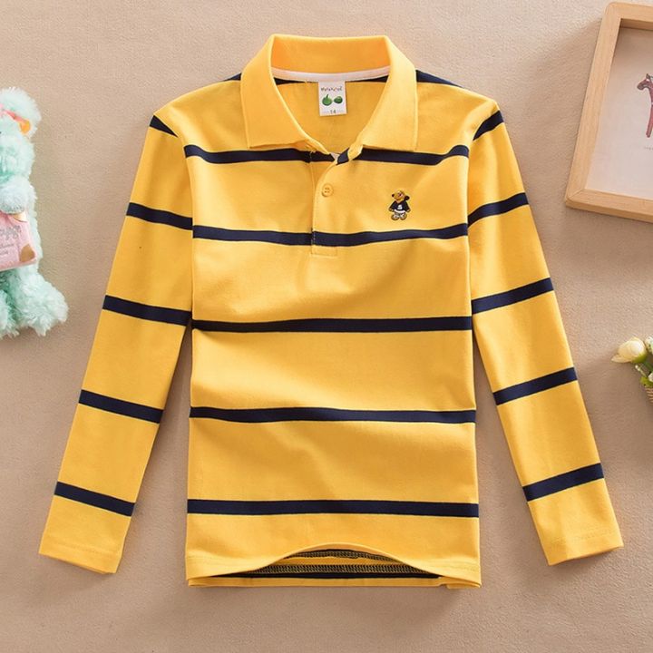 Children%20Child%20Long%20Sleeve%20T-shirt%20Polo%20Shirts%20Boys%20Kids%20Stripes%20Tops%20Baby%20Boy%20Sports%20Polos%20Teneege%20Boys%20Clothes%20-%20Image%205