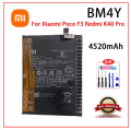Crucial XIAOMI BM4Y Battery For Xiaomi Mi 11X /11X Pro /Poco F3 /Redmi K40 Pro High Quality Battery Rechargeable Phone Batteria. 