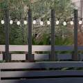 4Pcs Outdoor String Light Pole 15.55inch Height, AdjustableMetal Poles, Patio Lighting Stand for Holiday Garden Hanging String Lights. 