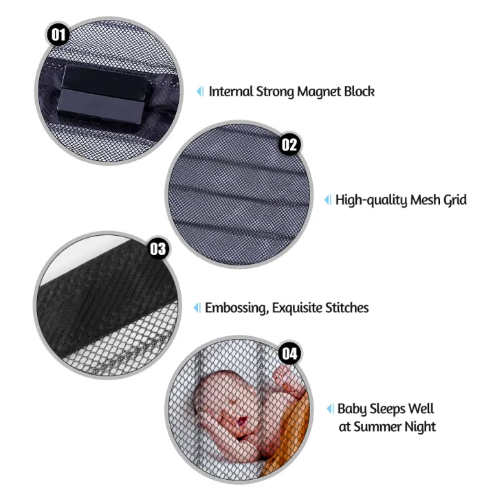 Migeet%20Screen%20Door%2039.4%20*%2082.7%20Inches%20Mesh%20Curtain%20Mosquito%20Net%20with%20Adhesive%20Tape%20and%20Thumbtacks%20Preventing%20Mosquito%20Insects%20Flies%20for%20Bedroom%20Baby%20Room%20Patio%20Balcony%20(Black)%20-%20Image%205