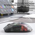 Attack Shark X2 Pro Wireless Bluetooth Mouse 2.4G TYPE C Desktop Cool Transparent RGB Mouse With Magnetic Charging Stand For PC.