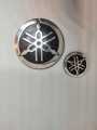 Yamaha Logo Sticker - Silver. 