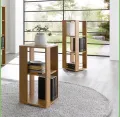 360 degree rotating cube unit bookshelf / rotating bookcase / spinning shelf. 